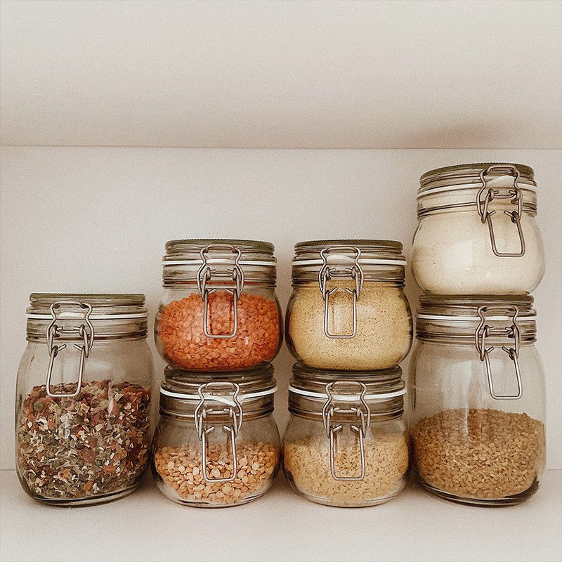 cooking supplies in glass jars supplies in glass jars